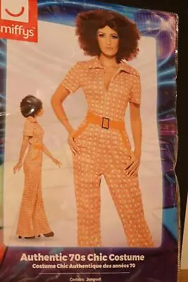 Smiffys 70's Authentic Chic Fancy Dress Up Costume Ladies Sz M Disco Dance Fever • £16.99