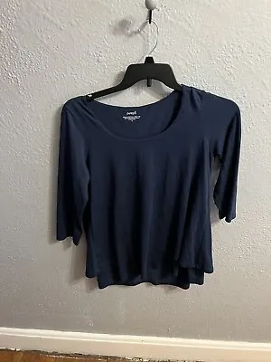 Pure J Jill Womens Pullover  Top Size Small Blue Sleeve • $17.60