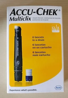 Accu Chek Multiclix Blood Glucose Lancing Device Comes With 12 Lancets (2 Drums) • £49.99