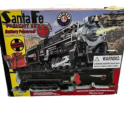 Lionel SantaFe Freight Train Set Track & Cars Battery Operated • $50