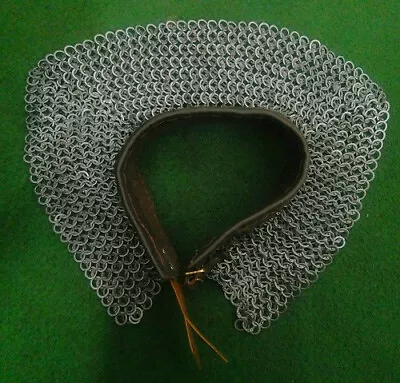 Chainmail Mantle 8mm Flat Ring/ Chainmail Collar Handmade Item/Free Shipping • $81