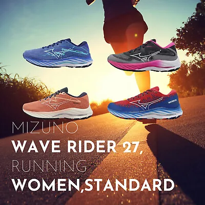 Mizuno Wave Rider 27 / SSW Women Marathon Runner Road Running Shoes Pick 1 • $104.99