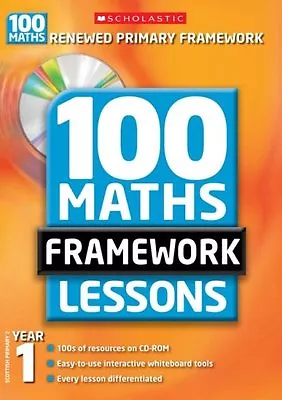 100 Maths Framework Lessons Year 1Ann Montague-Smith Jim Peac*ck Dorrian Sp • £2.68