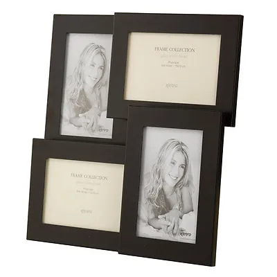 Kenro Free Standing Multi Photo Frame - Holds 4 Photos In Black • £13.45