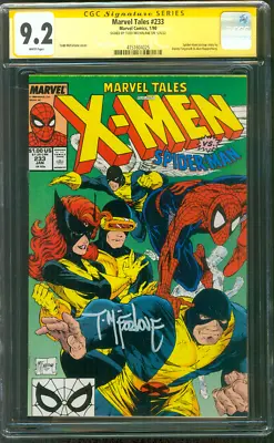 X Men Marvel Tales 233 CGC SS 9.2 Todd McFarlane Art 1/1990 Spider Man • $179.99