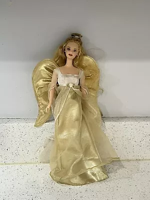 ANGELIC INSPIRATIONS Barbie Blonde Special Edition 1999 Mattel Gold Gown • $12