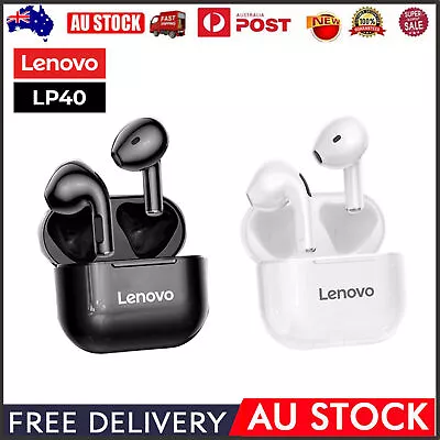 Lenovo LP40 TWS Wireless Earbuds Earphones Bluetooth Headphone Headset With Mic • $23.73