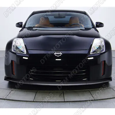 For 2006-2009 Nissan 350Z Z33 GT-Style Painted Black Front Bumper Spoiler Lip • $119.99