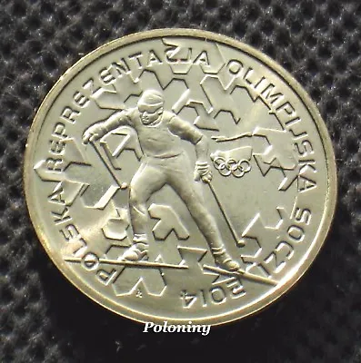 Coin Of Poland - 2014 Winter Olympic Games Sochi Russia • $2.95