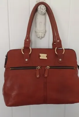 £55 • Buy Modalu Pippa Tan Handbag Leather Shoulder Grab Bag  🧡🤎🧡