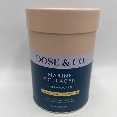 Dose&Co Pure Marine Collagen Powder Unflavored Hydrolyzed 221g • £24.95