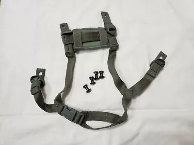 Mich Ach Helmet 4 Pt Chin Strap Kit Foliage Green New  • $9