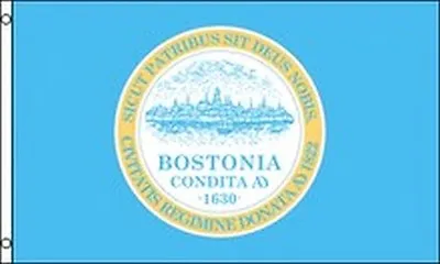 City Of Boston Flag 3x5 Ft Massachusetts Seal Emblem Banner Civic Mass MA State • $8.95