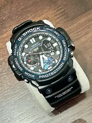 G Shock GN-1000 Gulfmaster Tide And Moon Phase Watch. Black And Blue • $103.62