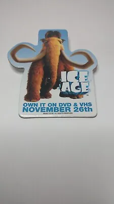 Vintage ICE AGE Video Movie Promo Button Pinback Pin Manny The Mammoth  • $4.99