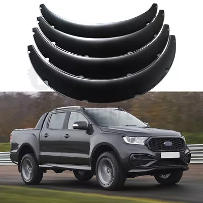 For Ford Ranger 1995+ 4.5 /115mm Fender Flares Black Flexible Wheel Arches 4Pcs • $69.45