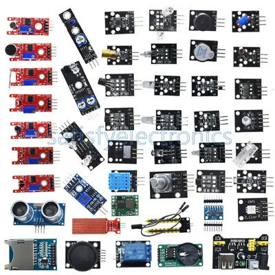 45 In 1/37 In 1 Sensor Module Starter Kit Set For Raspberry Pi Education Arduino • $11.49