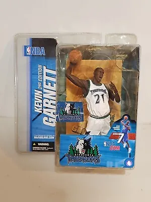 Kevin Garnett Minnesota Timberwolves McFarlane 2004 NBA Series 7 White Variant • $16.15