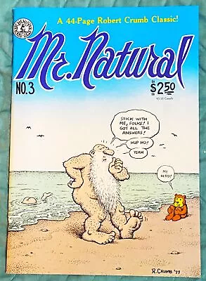 R Crumb / MR NATURAL #3 1988 • $25.50