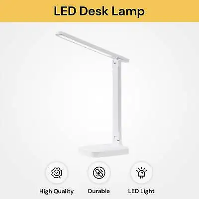 Touch LED Desk Lamp Bedside Study Reading Table Light Dimmable USB Rechargeable • $20.99