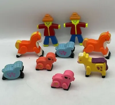 Vintage Fisher Price Baby Mobile Crib Replacement Toy Farm Animals 1970s • $26