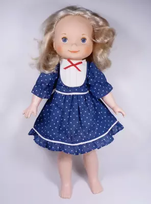 Vintage 1981 Fisher Price Doll My Friend Mandy #215 Blonde Blue Dress • $7.49