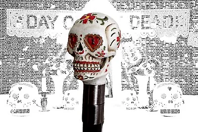 Cane E Hand Painted Sugar Skull Day OfThe Dead Día DeMuertos La Calavera Catrina • $48.75