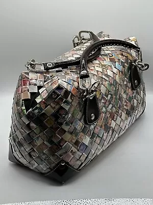 Nahui Ollin Candy Wrapper  Barrel Bag  Purse • $63