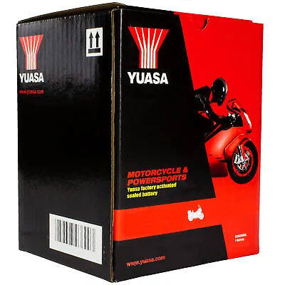 YUASA YTX9 (WC) 12V Factory Activated MF VRLA Motorcycle Battery YTX9-BS • £47.99