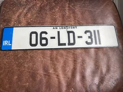 Ireland 🇮🇪 License Plate. Irish ☘️ AN LONGFORT (Longford) Tag # 2006 Tag 311 • $22.75