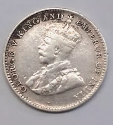 Ceylon 10 Cents 1917 0.8 Silver As Shown. • £2.99