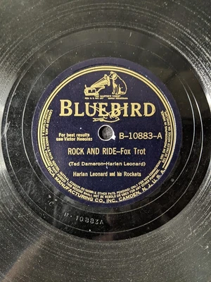 $25 • Buy Harlan Leonard And His Rockets 78 Rock And Ride / Snaky Feelin' 1940 B10883 #126
