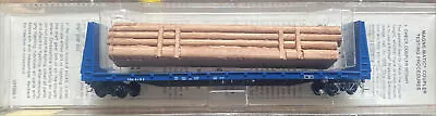 MTL 54090 Texas Oklahoma Eastern Bulkhead Flat Car TOE 4152 N Scale W/Load • $24.95