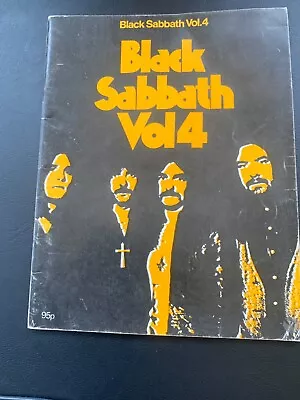 Black Sabbath Vol 4 Music And Lyrics Booklet  • £15