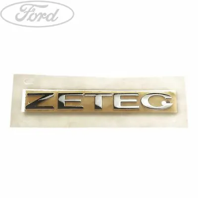 Genuine Ford Focus Fiesta S-Max Zetec Tailgate Name Plate Badge Emblem 1495741 • £9.73