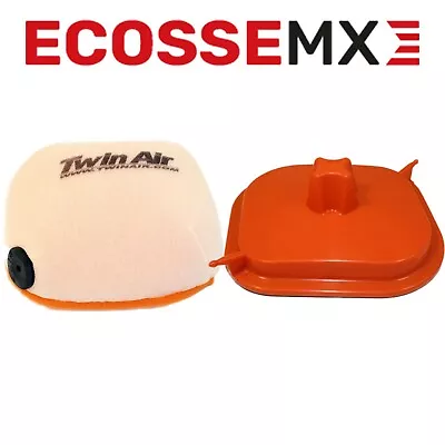 £39.99 • Buy Husqvarna FE250 FE350 FE450 2017-22 Twin Air Dual Stage Air Filter & Wash Cover