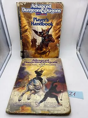 2 BOOKS Advanced Dungeons & Dragons Oriental Adventures And Players Handbook • $115