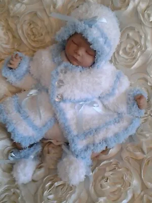 Hand Knitted  Dolls Clothes / Outfit  / Premature / Or  Reborn Doll 16  17  • £12.99