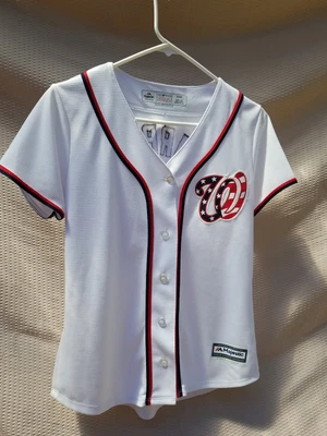 $11 • Buy Majestic Washington Nationals Bryce Harper #34 White  S Jersey Coolbase