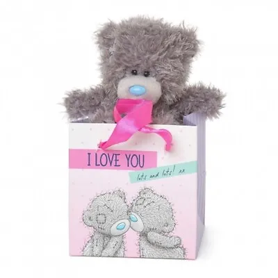 Me To You Tatty Teddy Collectors 5  Plush Bear In Gift Bag - I Love You Lots • £10.99