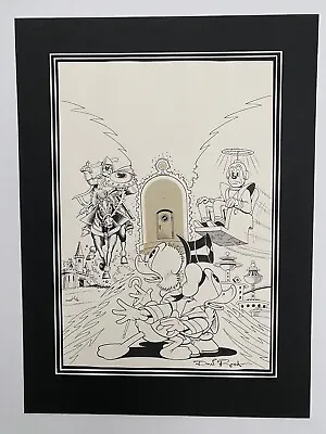 Uncle Scrooge Adventures #19 A Stitch In Time Cover Art Signed By Don Rosa 21x15 • $65000