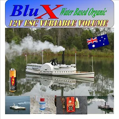 £75.66 • Buy RC Model Boat 12 Volt Smoke Generator Variable Volume BluX Water Based
