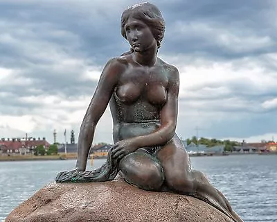 The Little Mermaid In Copenhagen Denmark 8x10 Photo Picture • $15.67