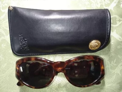 Gianni Versace Mod.424 Col.869 OD Vintage Sunglasses Medusa Used W/Case • $227