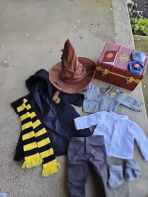 American Girl Doll Harry Potter Clothes Sorting Hat Chest Trunk Chocolate Frog • $65