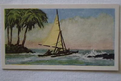 Transport Through The Ages Vintage 1961 Coopers Tea Trade Card Outrigger Canoe • $5.95