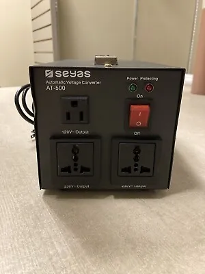 Seyas 500W Automatic Step Up & Step Down Voltage Converter AT-500 • $50