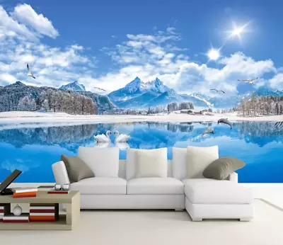 3D Nice Mountain 2585 Wallpaper Mural Wall Print Wall Wallpaper Murals US Coco • $64.99