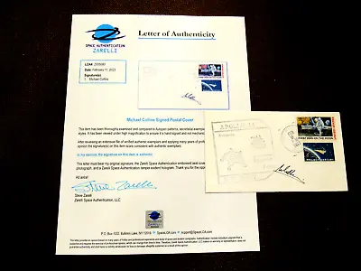 Michael Collins Apollo 11 Nasa Astronaut Signed Auto 1971 Stamped Cover Zarelli • $699.99