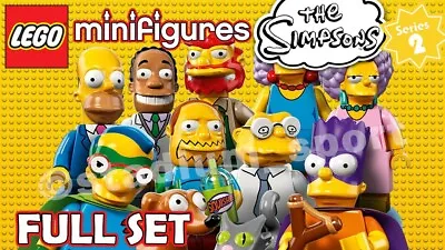 LEGO Minifigures: Simpsons Series 2 [71009] *2015-RETIRED* COMPLETE FULL SET • $179